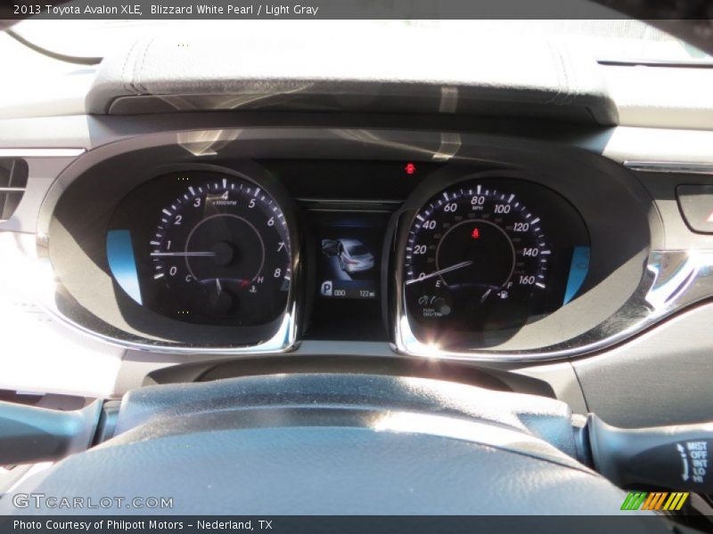 Blizzard White Pearl / Light Gray 2013 Toyota Avalon XLE
