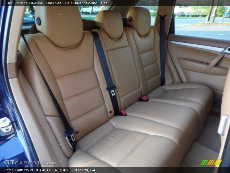 Rear Seat of 2005 Cayenne 