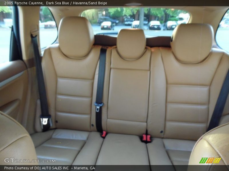 Rear Seat of 2005 Cayenne 