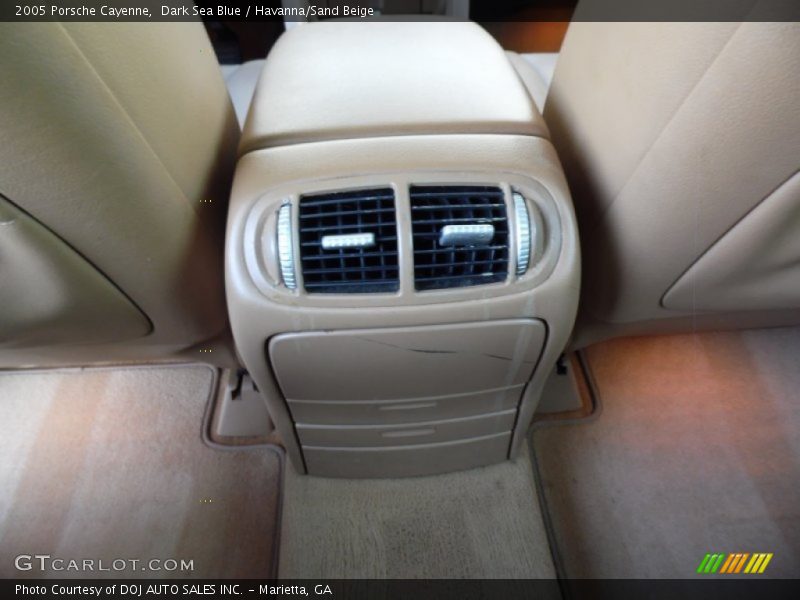 Dark Sea Blue / Havanna/Sand Beige 2005 Porsche Cayenne