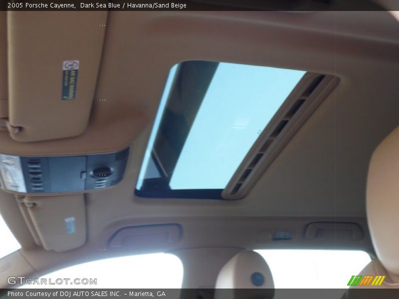 Dark Sea Blue / Havanna/Sand Beige 2005 Porsche Cayenne