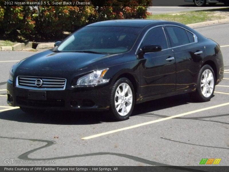 Super Black / Charcoal 2012 Nissan Maxima 3.5 S