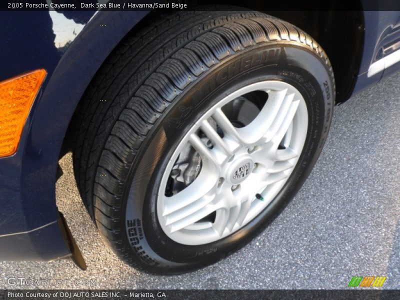 Dark Sea Blue / Havanna/Sand Beige 2005 Porsche Cayenne