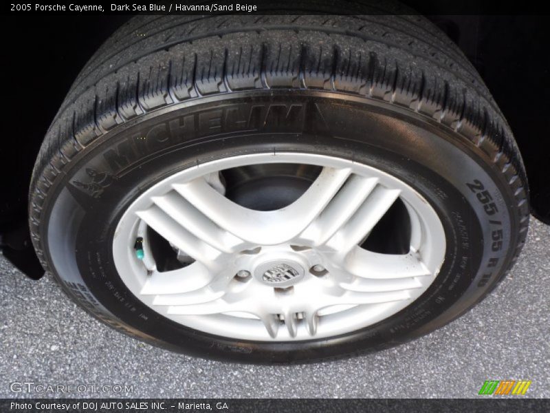 Dark Sea Blue / Havanna/Sand Beige 2005 Porsche Cayenne