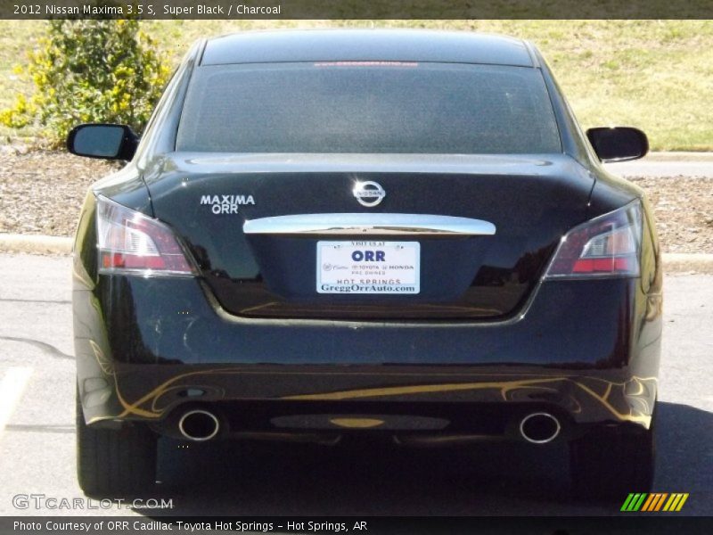 Super Black / Charcoal 2012 Nissan Maxima 3.5 S