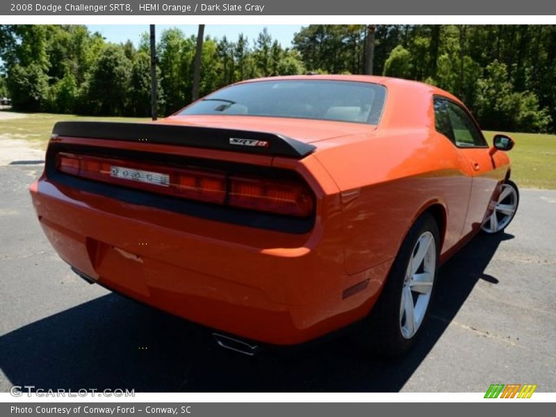 HEMI Orange / Dark Slate Gray 2008 Dodge Challenger SRT8