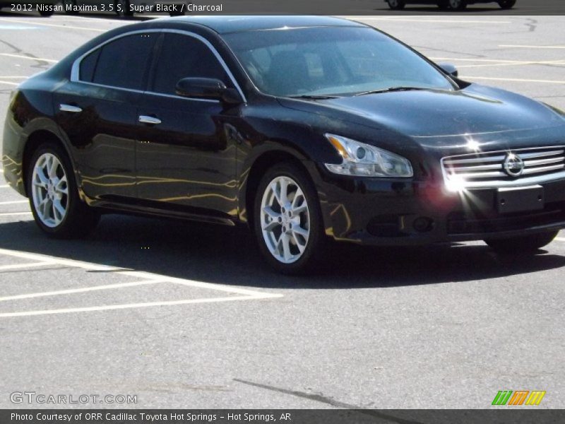 Super Black / Charcoal 2012 Nissan Maxima 3.5 S
