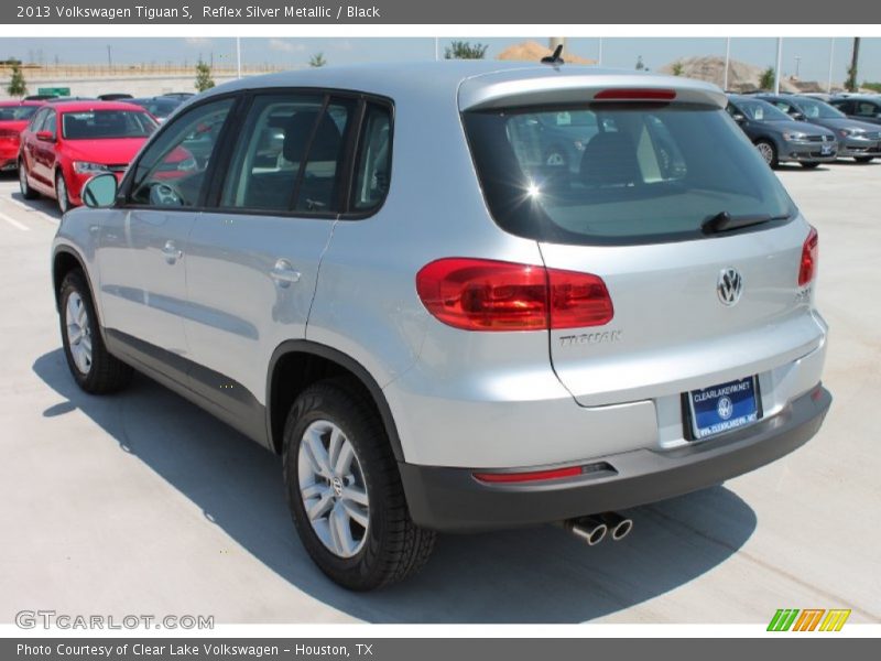Reflex Silver Metallic / Black 2013 Volkswagen Tiguan S
