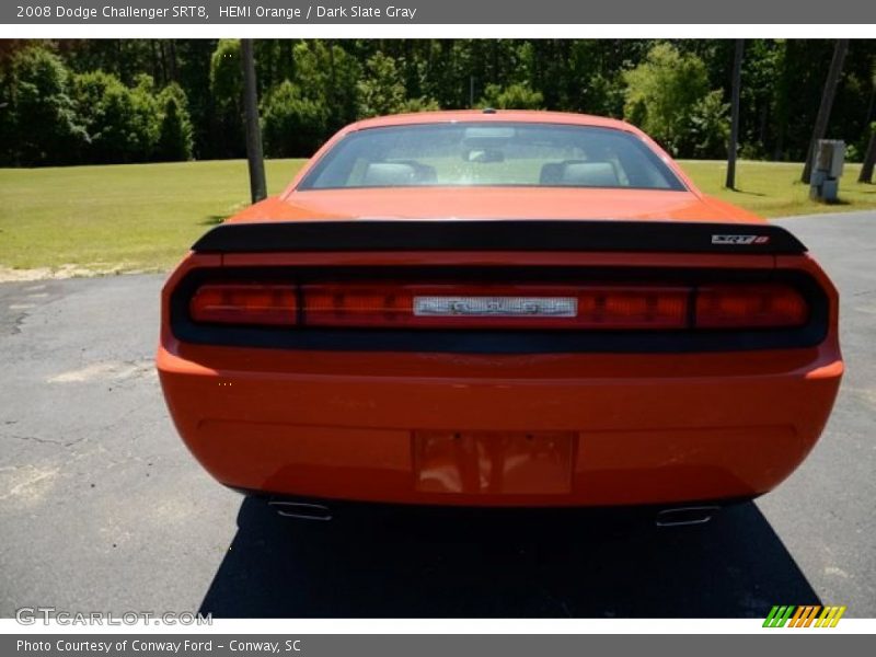 HEMI Orange / Dark Slate Gray 2008 Dodge Challenger SRT8