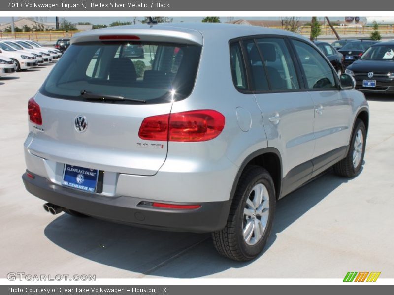 Reflex Silver Metallic / Black 2013 Volkswagen Tiguan S