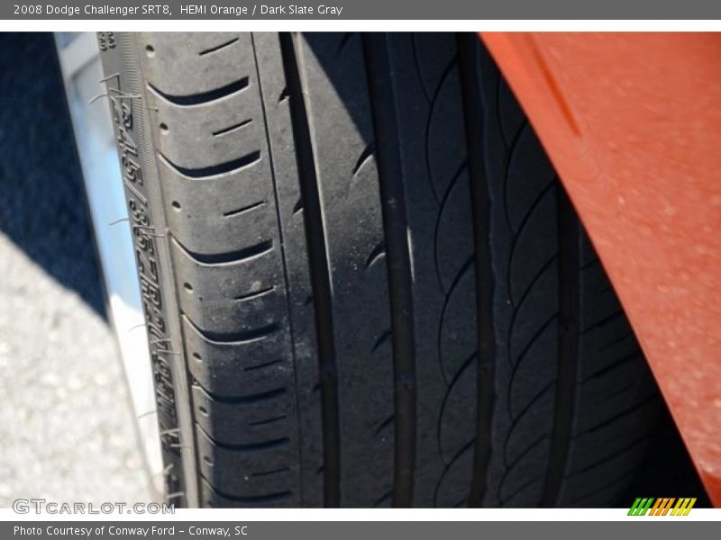 HEMI Orange / Dark Slate Gray 2008 Dodge Challenger SRT8