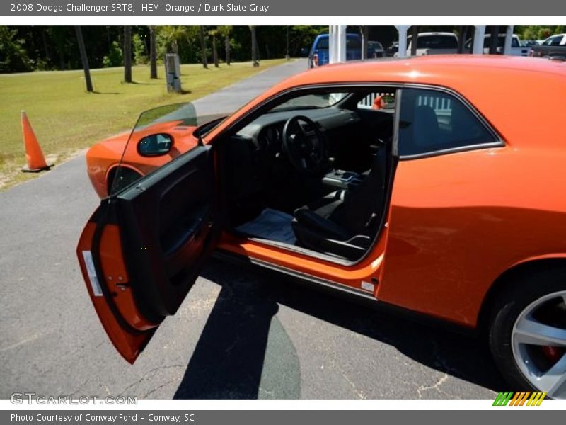 HEMI Orange / Dark Slate Gray 2008 Dodge Challenger SRT8