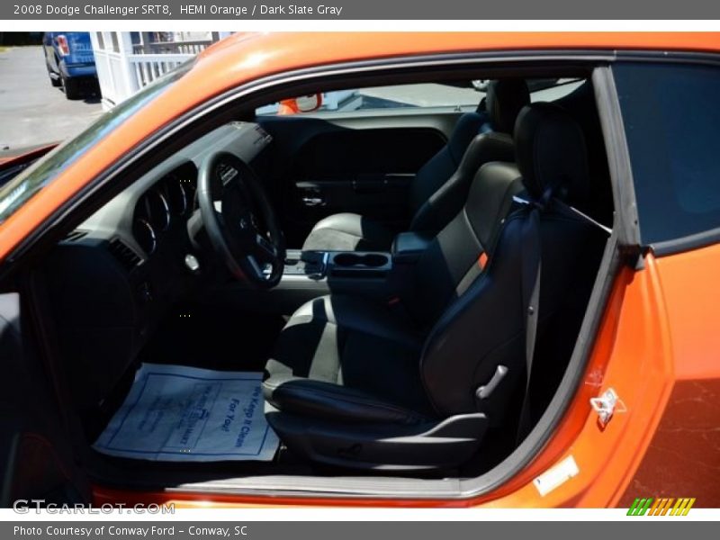 HEMI Orange / Dark Slate Gray 2008 Dodge Challenger SRT8