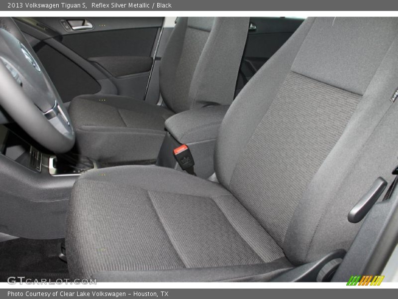 Reflex Silver Metallic / Black 2013 Volkswagen Tiguan S