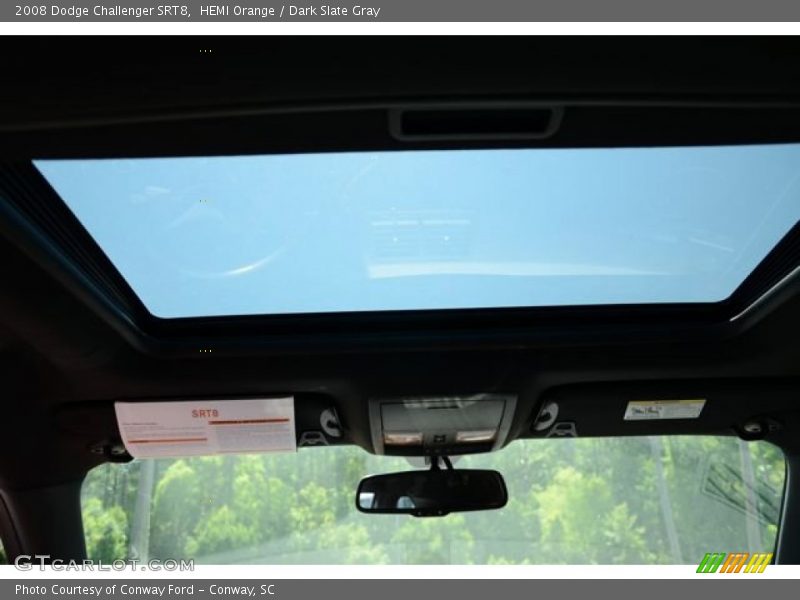 HEMI Orange / Dark Slate Gray 2008 Dodge Challenger SRT8