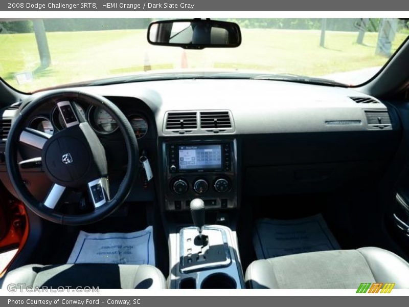 HEMI Orange / Dark Slate Gray 2008 Dodge Challenger SRT8