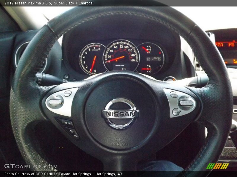 Super Black / Charcoal 2012 Nissan Maxima 3.5 S
