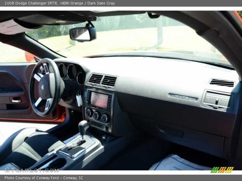 HEMI Orange / Dark Slate Gray 2008 Dodge Challenger SRT8