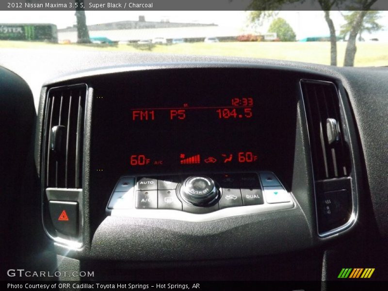 Super Black / Charcoal 2012 Nissan Maxima 3.5 S