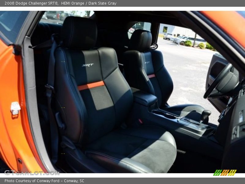 HEMI Orange / Dark Slate Gray 2008 Dodge Challenger SRT8