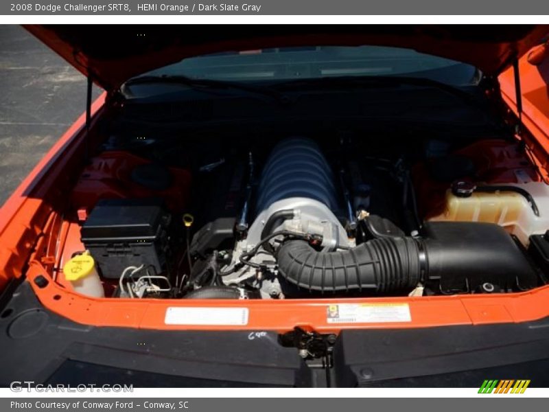 HEMI Orange / Dark Slate Gray 2008 Dodge Challenger SRT8
