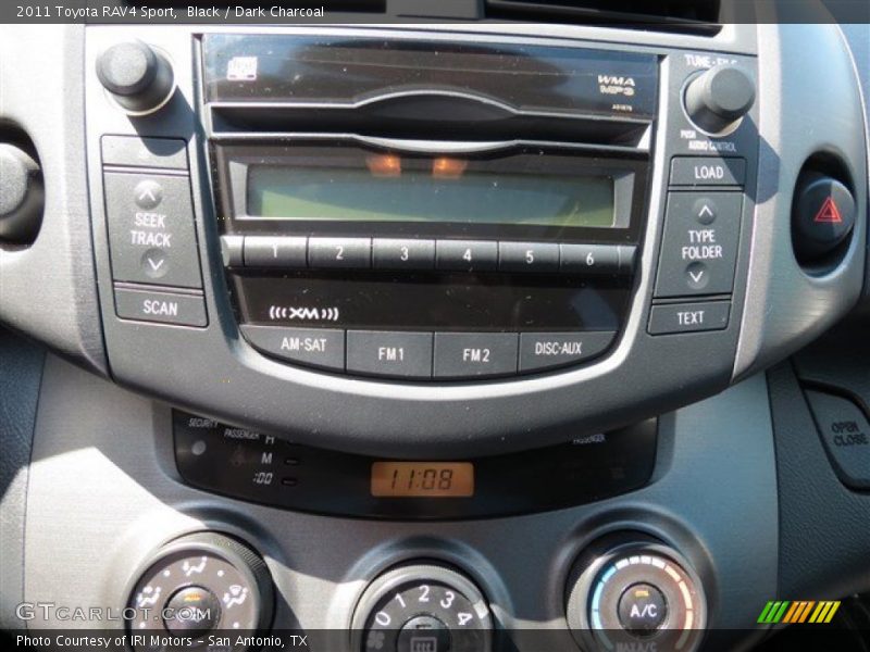 Black / Dark Charcoal 2011 Toyota RAV4 Sport