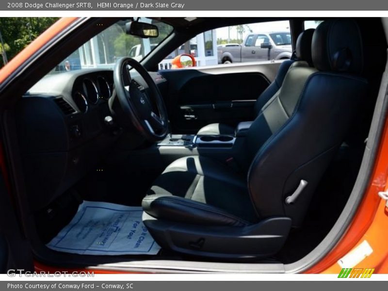 HEMI Orange / Dark Slate Gray 2008 Dodge Challenger SRT8