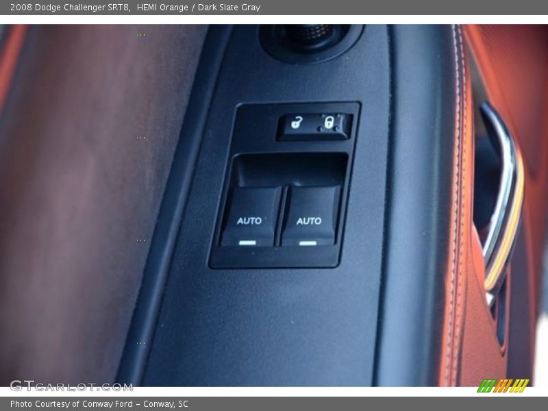 HEMI Orange / Dark Slate Gray 2008 Dodge Challenger SRT8