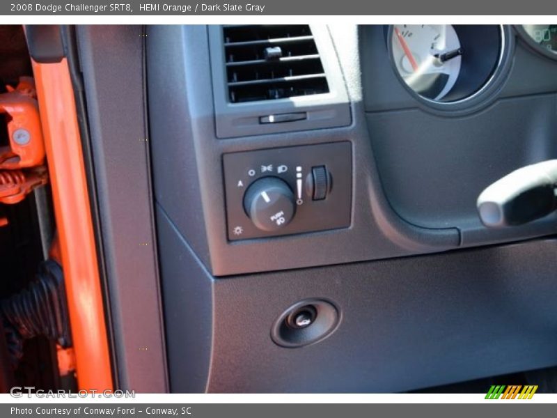 HEMI Orange / Dark Slate Gray 2008 Dodge Challenger SRT8