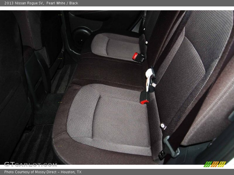 Pearl White / Black 2013 Nissan Rogue SV