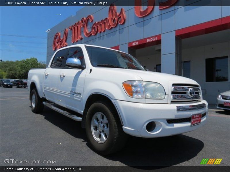 Natural White / Taupe 2006 Toyota Tundra SR5 Double Cab