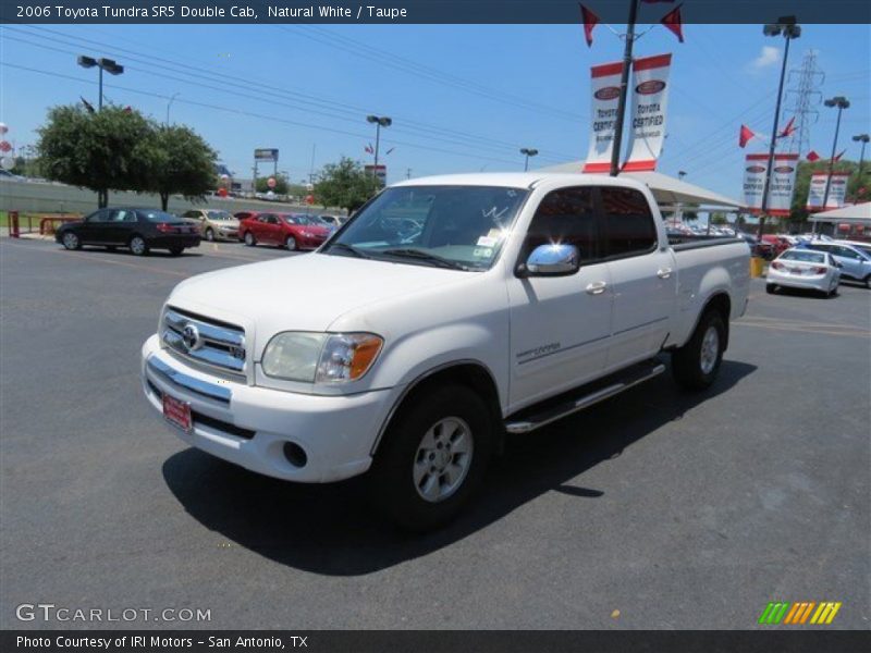 Natural White / Taupe 2006 Toyota Tundra SR5 Double Cab