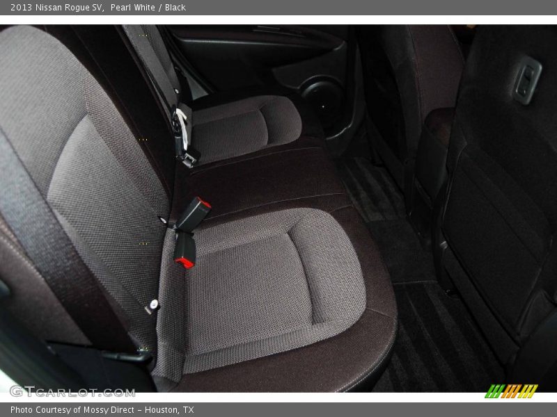 Pearl White / Black 2013 Nissan Rogue SV