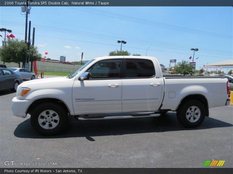 Natural White / Taupe 2006 Toyota Tundra SR5 Double Cab