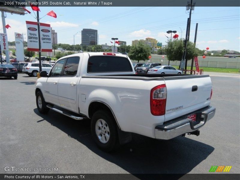 Natural White / Taupe 2006 Toyota Tundra SR5 Double Cab