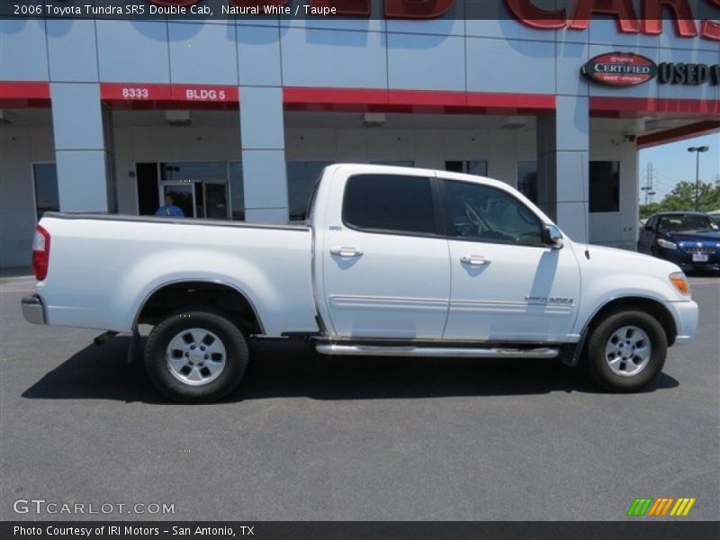 Natural White / Taupe 2006 Toyota Tundra SR5 Double Cab