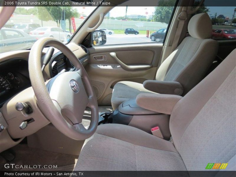 Natural White / Taupe 2006 Toyota Tundra SR5 Double Cab