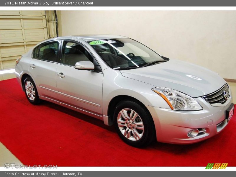 Brilliant Silver / Charcoal 2011 Nissan Altima 2.5 S