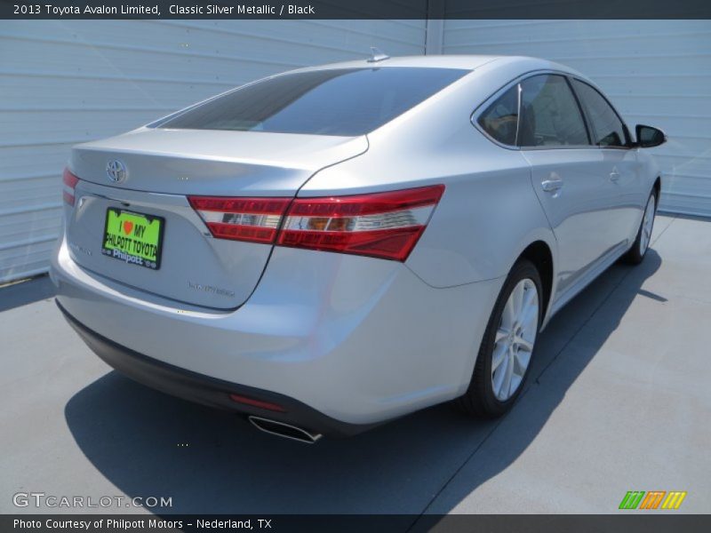 Classic Silver Metallic / Black 2013 Toyota Avalon Limited