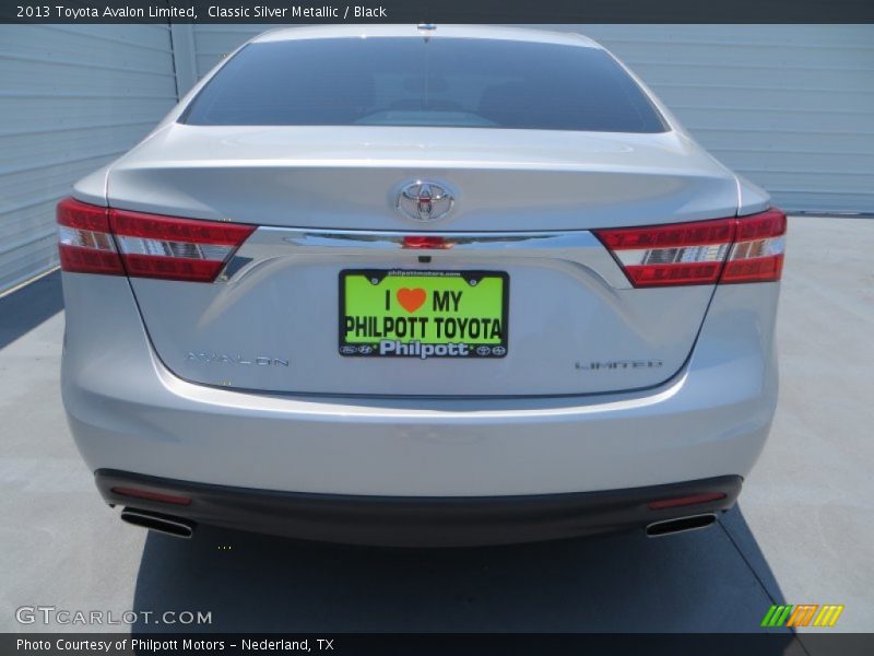 Classic Silver Metallic / Black 2013 Toyota Avalon Limited