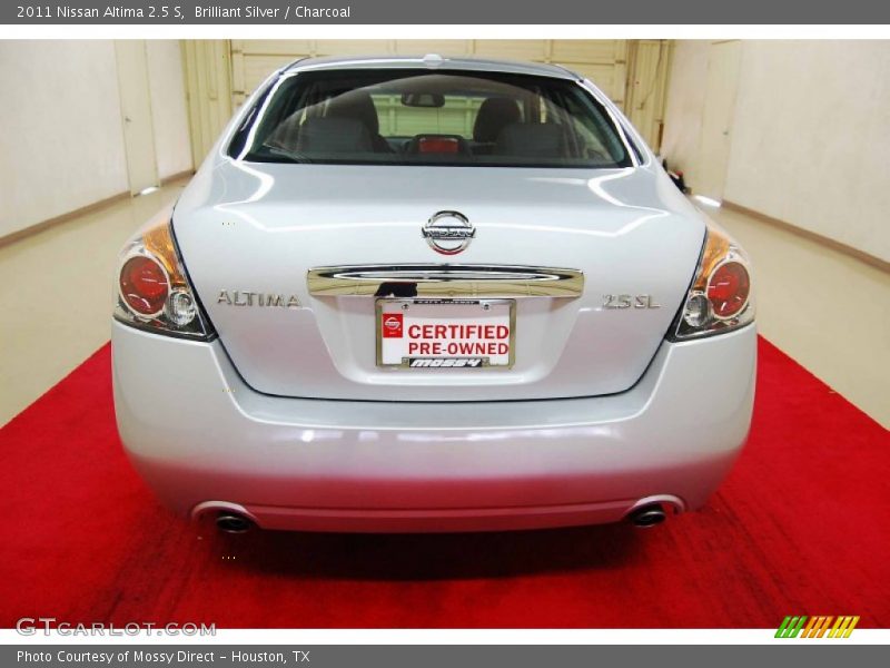 Brilliant Silver / Charcoal 2011 Nissan Altima 2.5 S