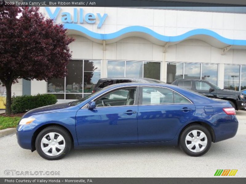 Blue Ribbon Metallic / Ash 2009 Toyota Camry LE
