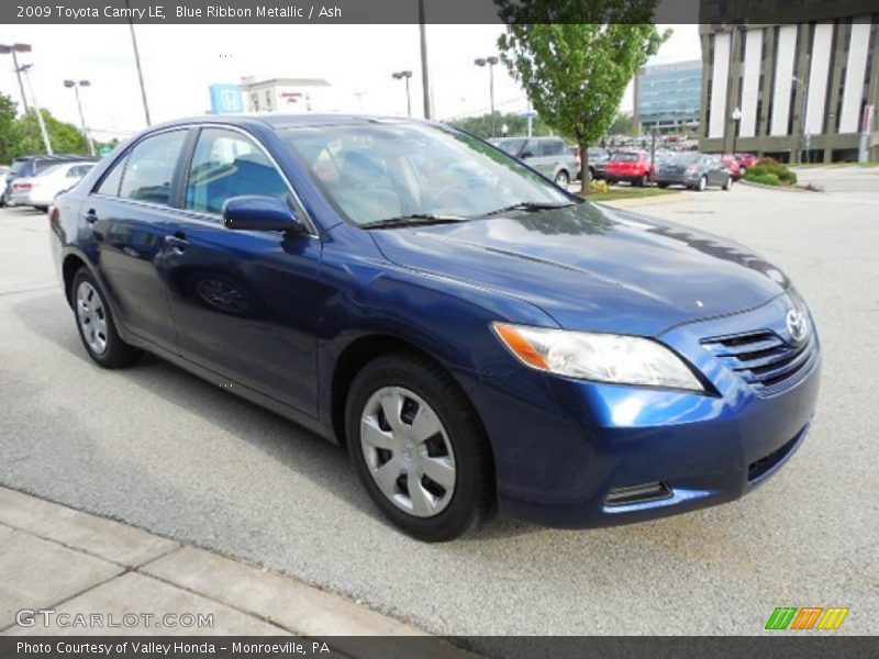 Blue Ribbon Metallic / Ash 2009 Toyota Camry LE