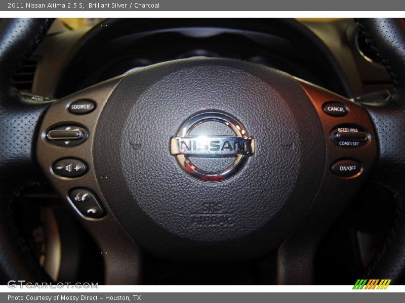 Brilliant Silver / Charcoal 2011 Nissan Altima 2.5 S