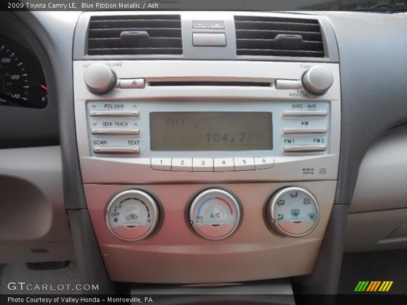 Blue Ribbon Metallic / Ash 2009 Toyota Camry LE