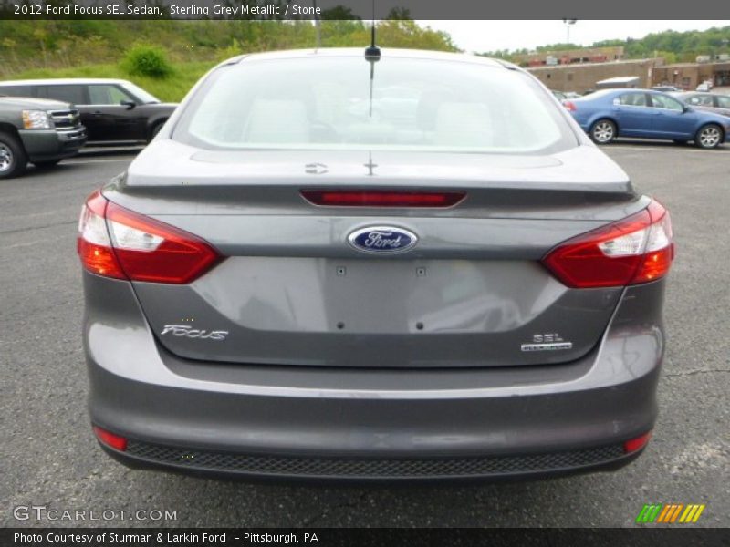 Sterling Grey Metallic / Stone 2012 Ford Focus SEL Sedan
