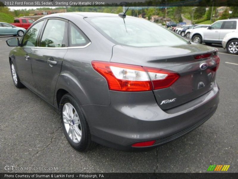 Sterling Grey Metallic / Stone 2012 Ford Focus SEL Sedan