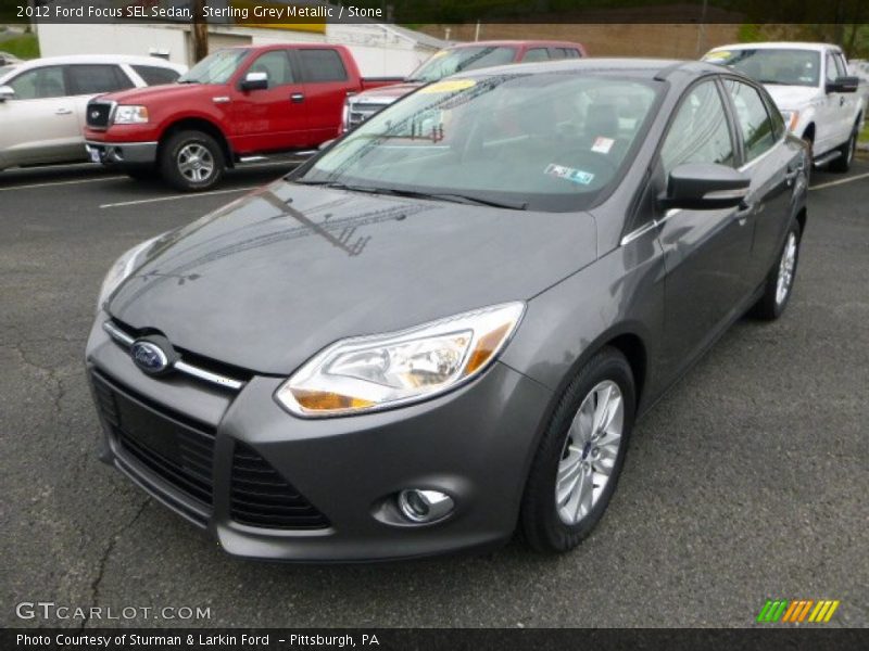Sterling Grey Metallic / Stone 2012 Ford Focus SEL Sedan