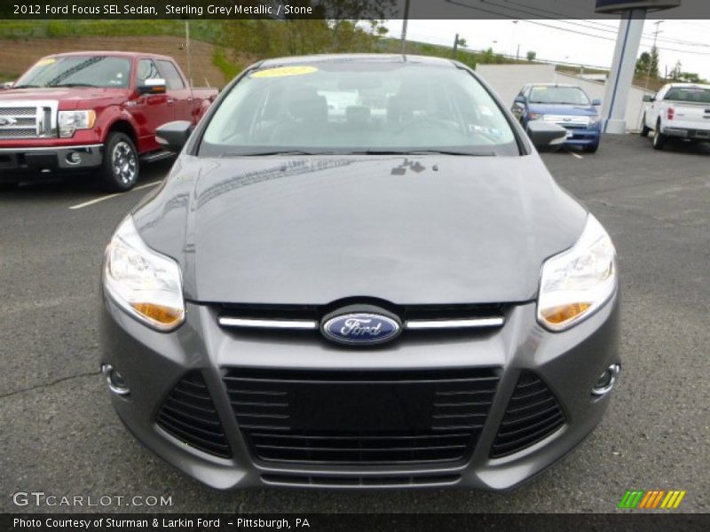 Sterling Grey Metallic / Stone 2012 Ford Focus SEL Sedan