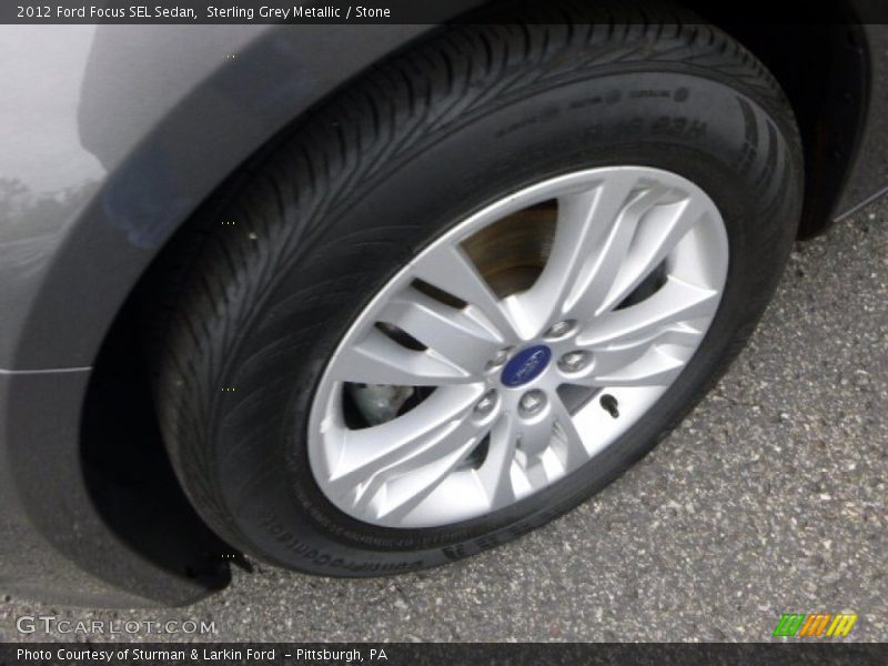 Sterling Grey Metallic / Stone 2012 Ford Focus SEL Sedan